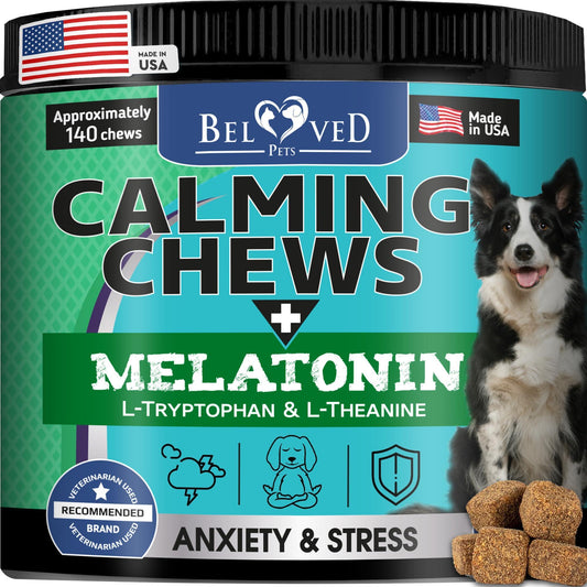 Hemp Calming Chews for Dogs & Puppy Pet Separation Anxiety Relief